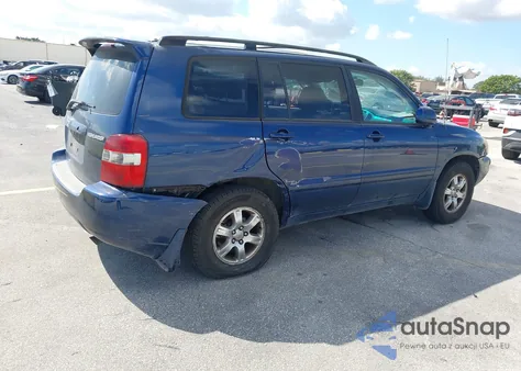 2006 Toyota Highlander V6 z USA, uszkodzony, nr VIN JTEDP21A460114328